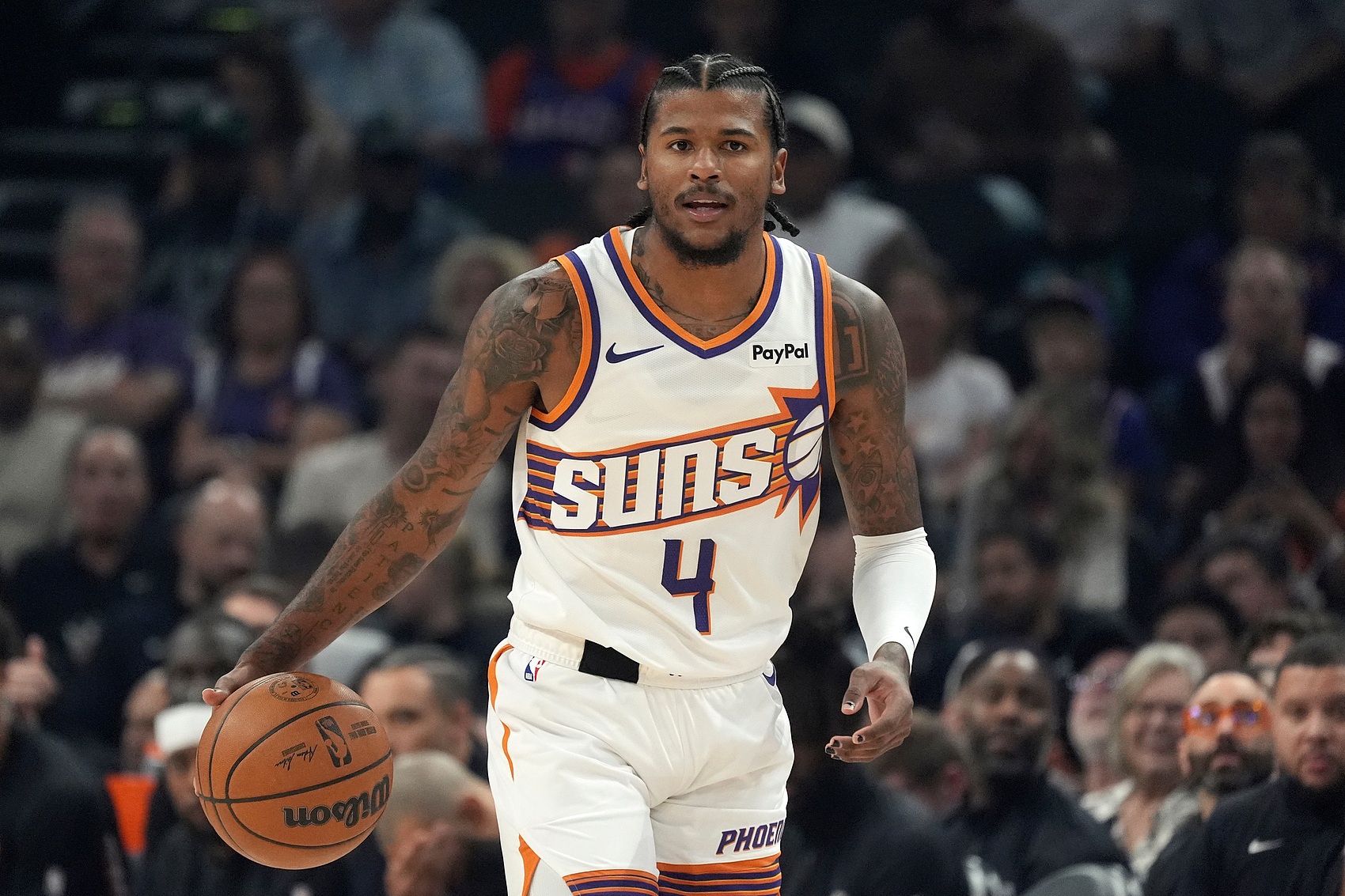 kaiyun-太阳主帅：杰伦·格林腿筋紧张 出于预防措施就没让他继续打